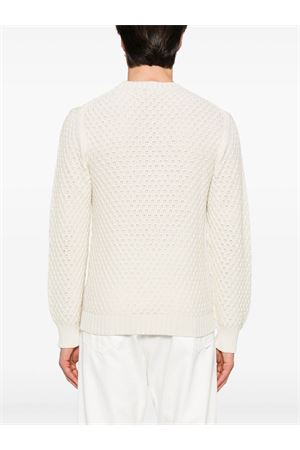 Almond beige cotton sweater CANALI | MK02273C0012003