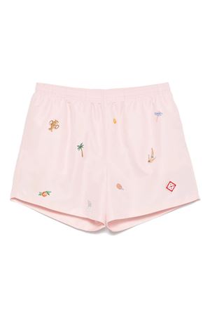 Light pink swim shorts CASABLANCA | MPS25TR03201.