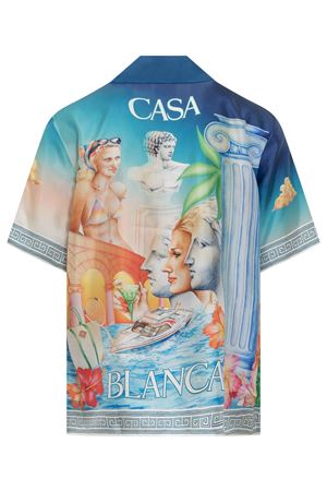 Blue Le Plongeon shirt CASABLANCA | UMPS25SH00305.