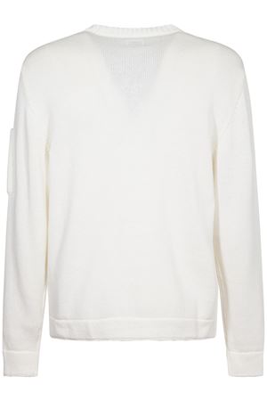 Maglione in cotone bianco C.P.COMPANY | 18CMKN077A110058A103