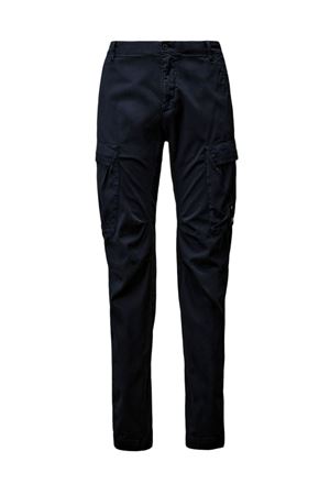 Pantaloni cargo in cotone elasticizzato blu C.P.COMPANY | 18CMPA127A005694G888