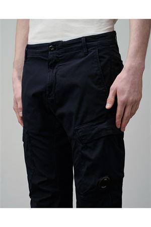 Dark blue stretch cotton Cargo pants C.P.COMPANY | 18CMPA127A005694G888