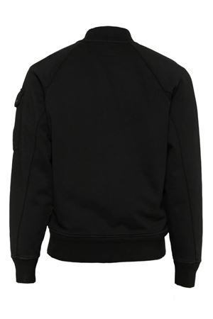 Black cotton sweatshirt C.P.COMPANY | 18CMSS048A110044G999