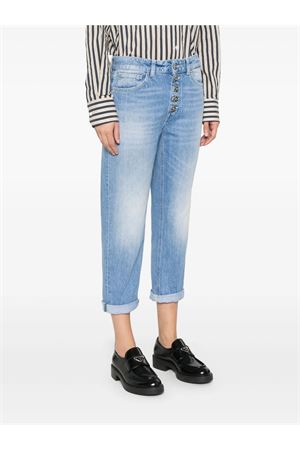 Jeans Koons in cotone azzurro DONDUP | DP268BDFE286DLC9800