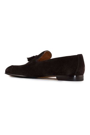 Dark brown suede loafers DOUCAL'S | DU1080PANNUF009TM23.