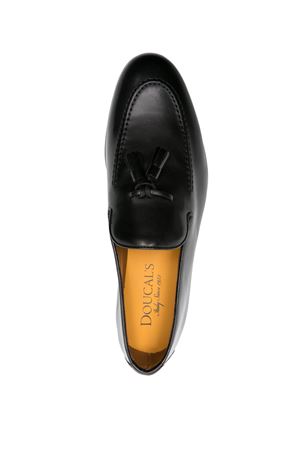 Black calf leather loafers DOUCAL'S | DU1080PANNUF159NN00.