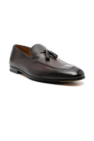 Dark brown calf leather loafers DOUCAL'S | DU1080PANNUF159TM29.