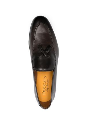 Dark brown calf leather loafers DOUCAL'S | DU1080PANNUF159TM29.