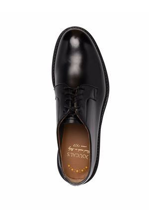 Black leather Derby shoes DOUCAL'S | DU1385PHOEUY007NN00.