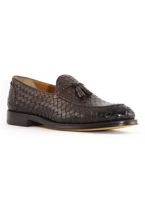 Brown interwoven leather loafers DOUCAL'S | DU3159ORVNUY195TM00.