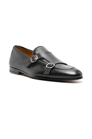 Black leather Monk shoes DOUCAL'S | DU3160PANNUF159NN00.