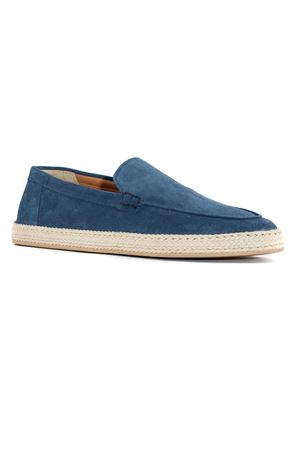 Blue suede loafers DOUCAL'S | DU3428MALNUY009AB22.