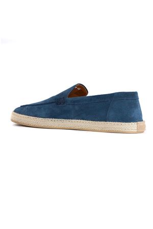 Blue suede loafers DOUCAL'S | DU3428MALNUY009AB22.