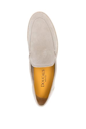 Mocassini in pelle scamosciata beige DOUCAL'S | DU3428MALNUY009AW15.