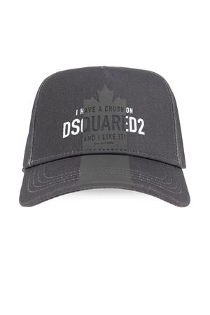 Cappello da baseball grigio DSQUARED | BCM0892167011012124