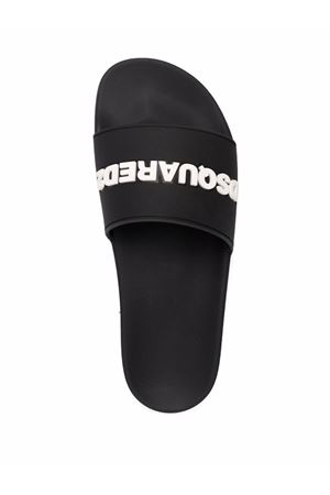 Sandali slides neri DSQUARED | FFM0023172050132124