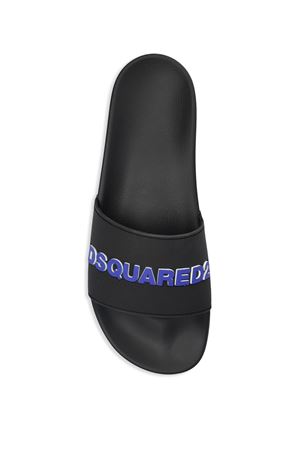 Sandali slides nero DSQUARED | FFM002317205013M1604