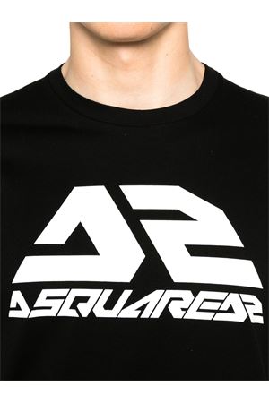 Black cotton t-shirt DSQUARED | S71GD1544S23009900