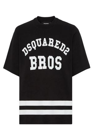 Black Cotton Jersey T-Shirt DSQUARED | S71GD1550S23851900