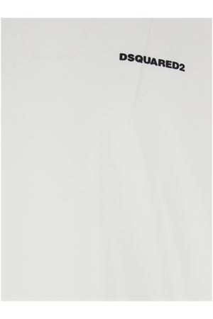 T-shirt in cotone bianco DSQUARED | S71GD1564S22743100