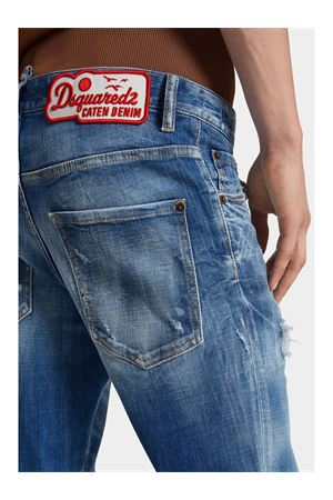 Medium Small Hole Wash Skater Jeans DSQUARED | S71LB1577S30342470