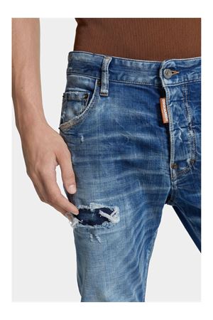 Jeans in misto cotone blu DSQUARED | S71LB1577S30342470