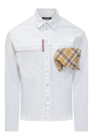 Carpenter white shirt DSQUARED | S74DM0921S39781100