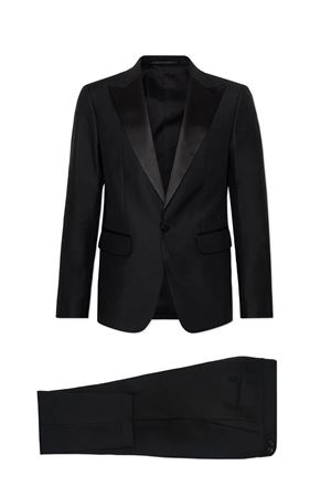 Black virgin wool and silk suit DSQUARED | S74FT0493S39408900