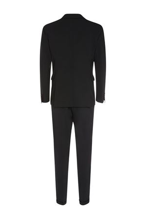 Black virgin wool and silk suit DSQUARED | S74FT0493S39408900