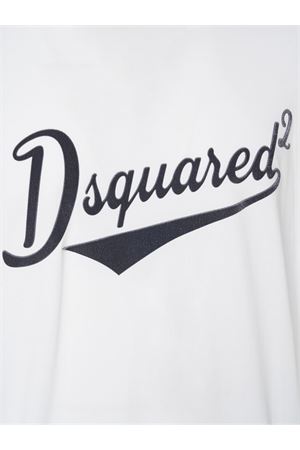 White cotton T-shirt DSQUARED | S74GD1394D20020100