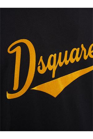 Black cotton T-shirt DSQUARED | S74GD1394D20020900