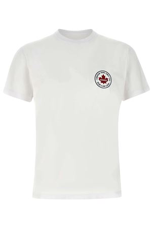 T-shirt in cotone bianco DSQUARED | S74GD1396D20020100