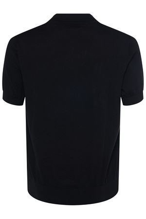 Black cotton polo shirt DSQUARED | S74HA1452D13018900