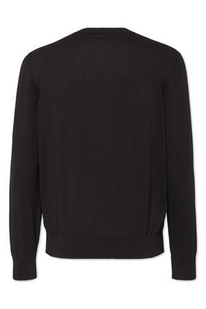 Black cotton sweater DSQUARED | S74HA1486D13018900