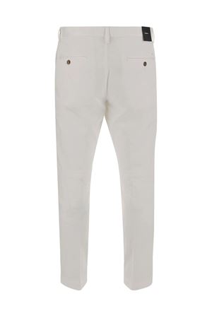 Pantaloni cargo in cotone elasticizzato bianco DSQUARED | S74KB0996S39021100