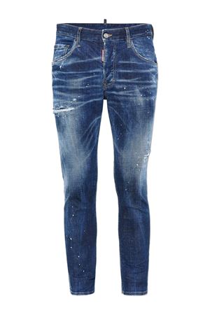 Jeans skinny blu navy DSQUARED | S74LB1556S30664470