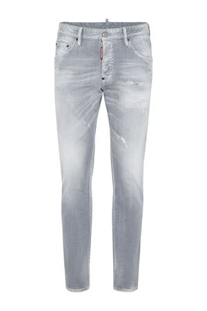 Jeans in misto cotone denim grigio chiaro DSQUARED | S74LB1656S30260852