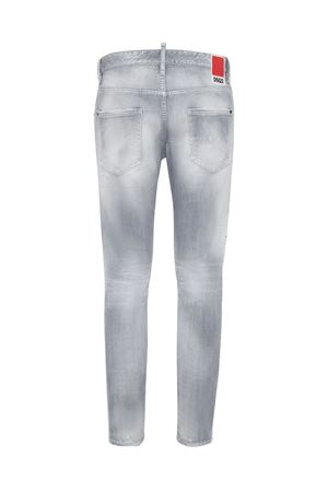 Jeans in misto cotone denim grigio chiaro DSQUARED | S74LB1656S30260852