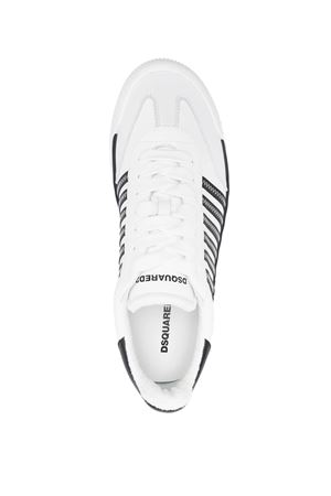 White and black New Jersey trainers DSQUARED | SNM034211100001M072