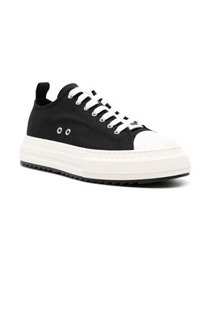 Black Berlin canvas sneakers DSQUARED | SNM0346003000012124