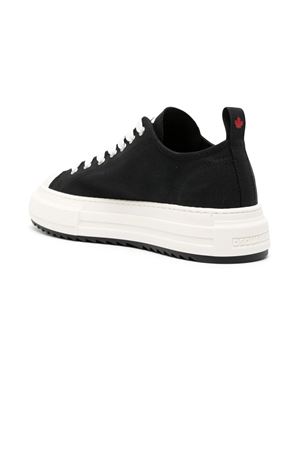 Black Berlin canvas sneakers DSQUARED | SNM0346003000012124