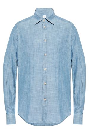 Camicia in denim di cotone blu chiaro ELEVENTY | K75CAMK08TES0I18511N