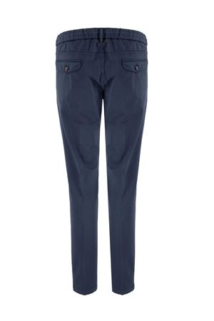 Navy blue cotton blend chino trousers ELEVENTY | K75PANB21TET0K00511