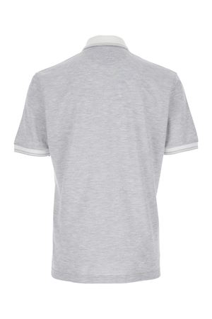 Grey piqué-weave polo shirt ELEVENTY | K75POLK06TES0K2871301