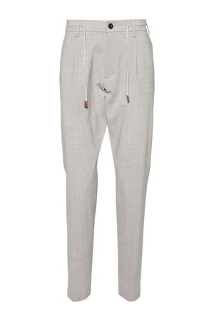 Heather grey tapered trousers ELEVENTY | X75PANB21TES0A05306