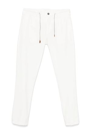 White cotton tapered trousers ELEVENTY | X75PANB21TET0K00501