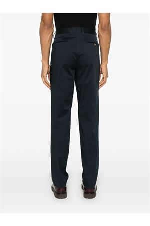 Blue cotton blend trousers ETRO | MREA002999TUEA6B0665