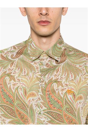 Paisley-print cotton shirt ETRO | MRIC001199SA5F1X0890