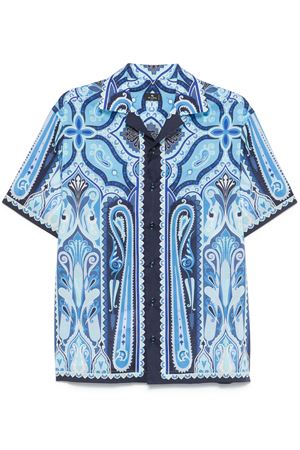 Paisley-print bowling shirt ETRO | MRIC001399SP5A8X0883