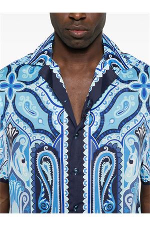 Paisley-print bowling shirt ETRO | MRIC001399SP5A8X0883